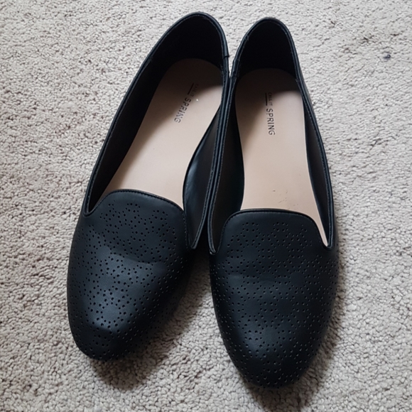 Call it Spring Black Flats
